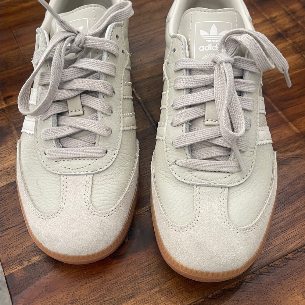 Adidas Samba OG Women’s Aluminum Gum Beige IE7013 size 6.5 - Picture 11 of 16